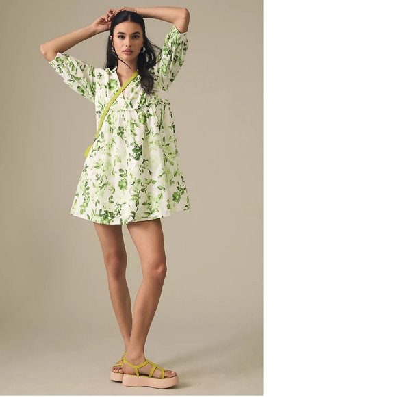 Anthropologie Maeve V-Neck Tunic Dress size XS new - Picture 1 of 11